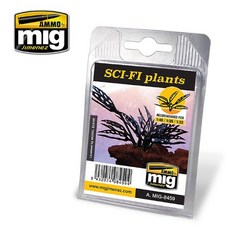 CG8459 SCI-FI PLANTS S/F 디오라마용 식물 세트, 1개