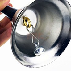클래식 핸드벨 식당호출벨, 65mm 은색