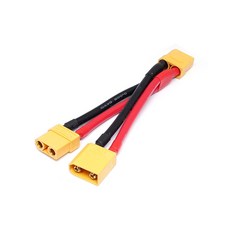XT90 병렬 분배 연장 커넥터 10AWG 암1 암수 10cm RC 드론 배터리 변환 연결, 1개, 단일품목