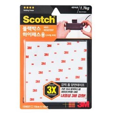 블랙박스 하이패스 고내열 폼양면테이프 10cmx10cm 공예용테이프 자동차용품점 DIY용, 1개