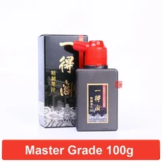 Yidege 어 수미 세련된 잉크 검은 액체 서예 브러시 그림 100g/250g/500g 쓰기 그리기, 04 100G
