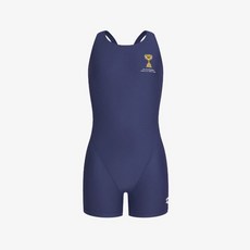 [백화점] 아레나 여아동 실내수영복 리틀 메달리스트 아동 3부 반신 레이서백 (A6SG1GL09NVY) 유아 여아 수영복 프릴 디자인 키즈 비치웨어 바캉스룩