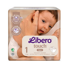 리베로 터치 밴드형 기저귀 남녀공용, 1단계, 132매