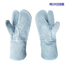 에스티 용접장갑 삼지 일반 내피유 내피무 소가, 1개, 일반형