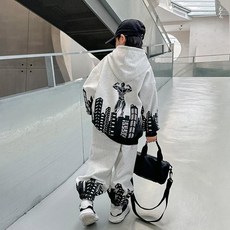 韓版中大衛衣酷帥洋氣男孩春秋款 長袖潮酷衣服