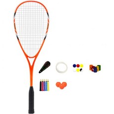 Vdaxvme 스쿼시라켓 초보자 트레이닝 스쿼시 라켓 미끄럼 방지 손잡이 알루미늄 합금 프레임 패들 여성용 경량, G