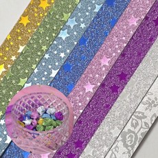 종이별색종이 반짝이 별 무늬 공예 종이 만들기 재료, 상세페이지 참조, 상세페이지 참조