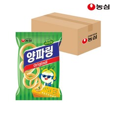 농심 양파링 80g 20봉 cha+455oU, 1