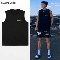 美式速乾網眼籃球訓練無袖背心，寬鬆透氣運動T恤，舒適速乾材質，多種運動適用