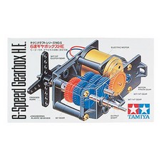 타미야 테크니크래프트 시리즈 No.5 6단 기어 박스 HE 72005, 1개, 상세페이지 참조