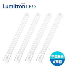 [A/S 1년보장]루미트론 이관 형광등 4핀 LED 27W (FPL45W/55W 대체) x 4개입, 백색, 4개