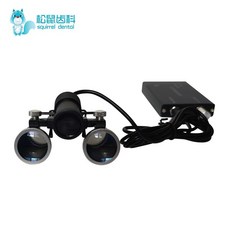 치과용 루페 정밀 LED 전문 조명 쌍안 헬멧 병원 경량, 클램프 2.5X+ 스포트라이트