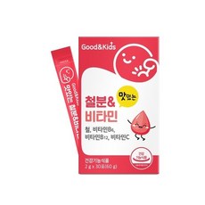 내츄럴플러스 굿앤키즈 맛있는 철분&비타민, 2g, 30개