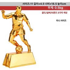 골키퍼 트로피 풋살 경기 우승컵 골드 스트레이트 볼컵, 4055 소형 플로럴 볼, 기본 색상