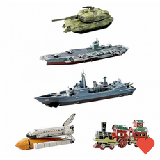 미술놀이 입체 종이 빅, 우주비행선