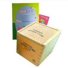 가베가족 칼라소마큐브 3단계 세트, 빨, 주, 노, 초, 파, 보, 갈색, 1개