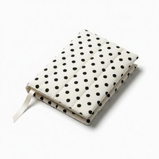 보스케 패브릭 북커버, 1개, 몽글도트 화이트 A5