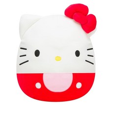 Squishmallows 오리지널 산리오 35.6cm(14인치) 쿠로미 - 공식 Jazwares 플러시 (라지) 그외 각종 373215, 헬로키티 in Red Overalls
