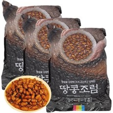 착한 땅콩조림 업소용 대용량 식당 급식, 4kg × 3개, 4kg, 3개