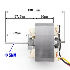 레인지 후드 모터 S84 쉐이디드 폴 모터 주방 배기 팬 순수 구리선 3단 속도, [03] 6840