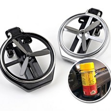 어썸만물상 차량용 통풍구 컵홀더 차량용컵홀더, 검정, 1개