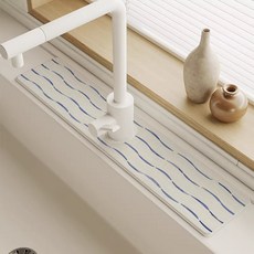 侘寂風水龍頭吸水墊硅藻泥洗手檯瀝水墊日式廚房檯面置物架牙杯墊, 1個