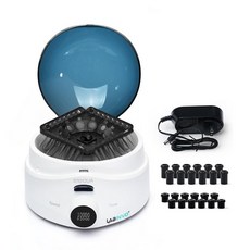 라빈보 미니 원심분리기 기계 10000RPM OLED 디스플레이 고속 실험실 벤치탑 0.51.52mL 튜브용 3-in1 로터 4PCR8 스트립 0.2mL44 PCR 튜브, Premium Style