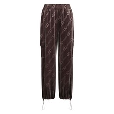 리우조 로고 패턴 밴딩 커프 팬츠