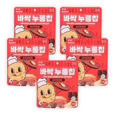 크런치누 바싹 누룽칩 김치볶음맛, 5개, 35g