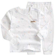 그린베베 영유아 봄여름용 파티베어 쟈가드내의(긴팔)