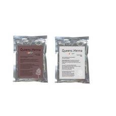 퀸즈 color 헤나염색약 퀸즈헤나염색약 정품 1+1 하나사면하나더, 1개, [칼라]블랙+[칼라]다크브라운