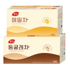 둥굴레차 100T+메밀차 100T/녹차, 1개, 100개입, 120g