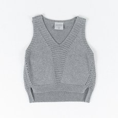 台灣賣家 親子款保暖背心 秋冬新款兒童V領粗針織棉紗背心 中小童保暖馬甲