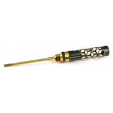 Flat Head Screwdriver 4.0 X 100mm Black Golden, 1개
