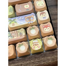 동물의숲키캡 캐릭터키캡 커스텀키캡 MOA, 펭귄드레스:707691507