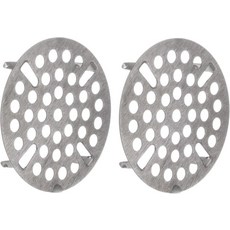 상업용 주방 싱크대 플랫 스트레인 2개의 OCS 부품 세트 유니버설 핏 3 스테인리스 스틸 대부분의 3단 수납 싱크대2팩에 맞습니다, 2-Pack