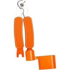 토이앤도나 알루미늄 합금 기타 줄 감기기 핀 제거기 휴대용 간편한 액세서리 효율적인 교체 및 유지보수 오렌지, 토이앤도나 알루미늄 합금 기타 줄 감기기 핀 제거기 휴