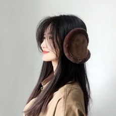 겨울털귀마개 베이직 방한 귀마개 보온 귀덮개 러닝 이어머프, 없음