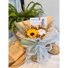 乾燥花束 婚禮小物 生日送禮 乾燥花 畢業花束 畢業送禮 聖誕花束 母親節, D(不含燈串)