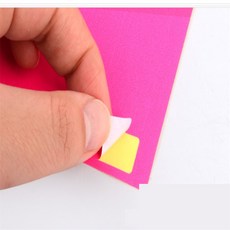 네임 라벨지 컬러 형광 라벨 스티커 사각 10매, 18x44mm-형광, 1