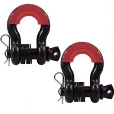 자동차 견인링 차량용 견인 견인고리, 1개, R 핀 포함 대형 2개 19t B