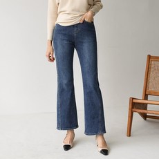 피핀 허리속밴딩 슬림 부츠컷 청바지 #710492 611211
