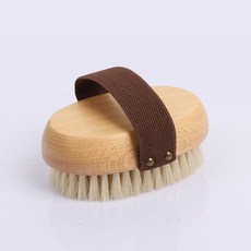 豬鬃毛沐浴刷 搓澡刷, 橢圓清水漆, 1個, 1個