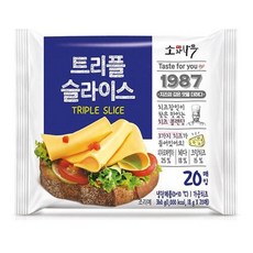 동원 소와나무 트리플 슬라이스 치즈, 360g, 2개