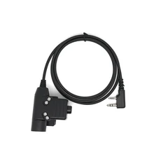 WADSN 전술 목 마이크 이어폰 후두 켄우드 바오펑 UV-5R UV-82 헤드셋 워키 이어피스 라디오 U94 P