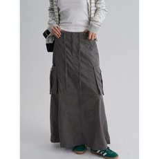 [국내매장정품] 에잇세컨즈 8SECONDS 카고 플레어 롱스커트 애쉬 355927LY14 146921