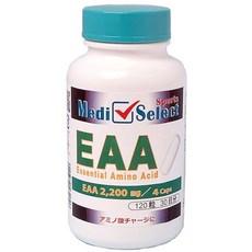 메디 셀렉트 스포츠 EAA 필수 아미노산 믹스 캡슐 120알 4마리로 필수 아미노산 2 200mg, 1개, 1g