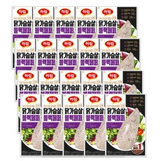 하림 닭가슴살 샐러드용 블랙페퍼 110g 대용량, 15개, 100g