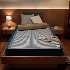 닥터스 NEW 2026년형 초격차 은사매트 뱀부 클래식 은뱀매트 블루투스 1mm 탄소사 초슬림 어댑터 사계절 대나무 DC전기온열카본장판 원적외선 프리볼트 110V 사용, 화이트에디션 슈퍼싱글 쉐브론