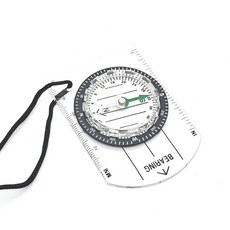 등산 고급 아크릴 휴대용 나침반 나침판, 1개, 상세설명 참조